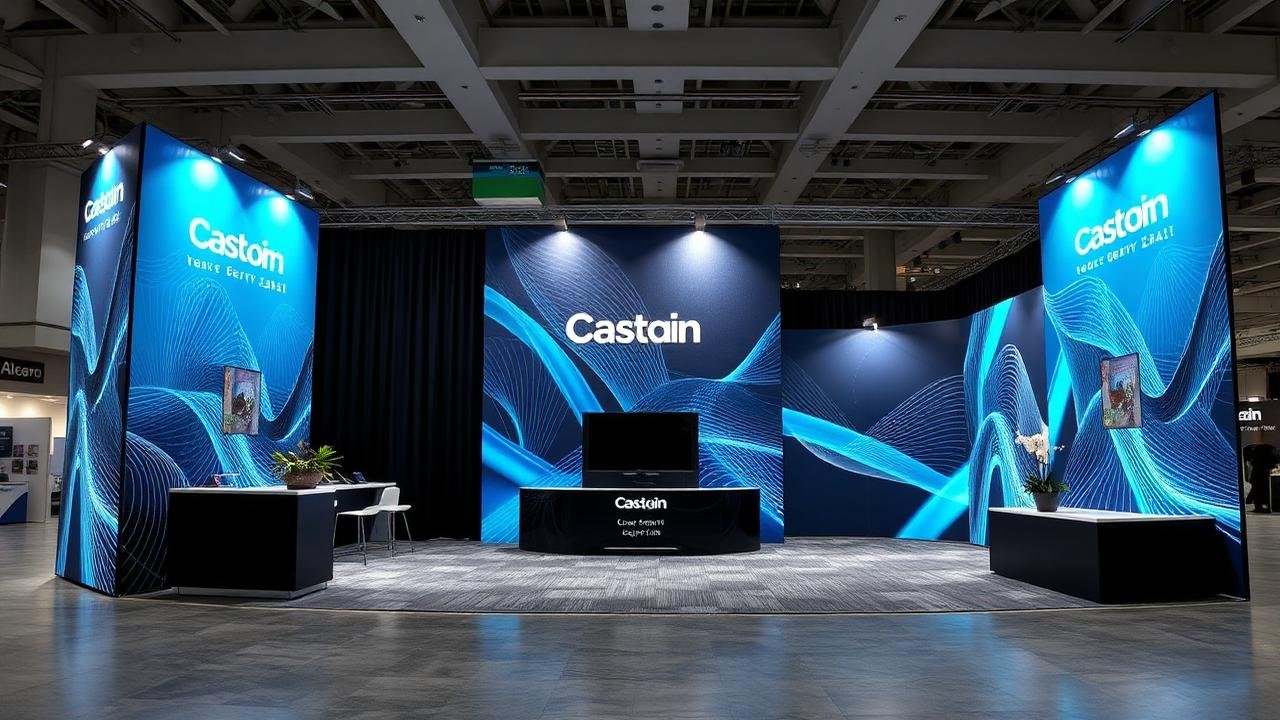 Aluguer de stand personalizável (gráfica de marca) — FACIM Moçambique