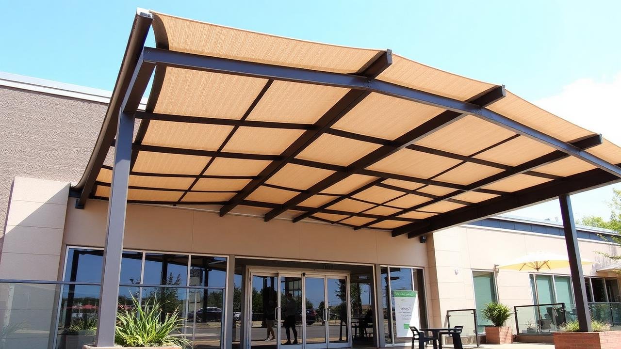 Coberturas, palas e elementos de protecção solar — FACIM Moçambique