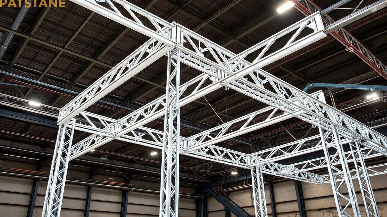 Estrutura metálica em alumínio modular e perfil de aço — FACIM Moçambique