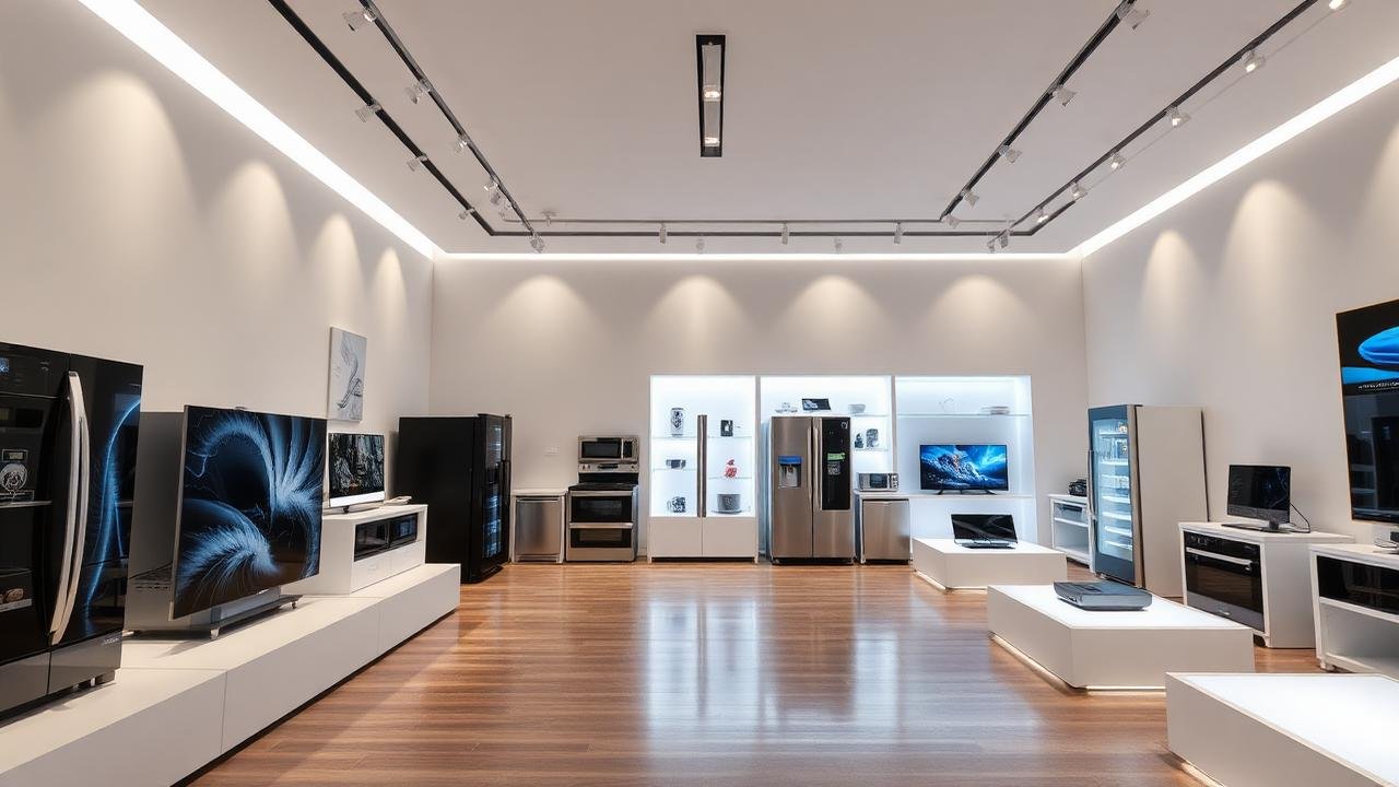 Showroom de electrodomésticos e tecnologia — FACIM Moçambique