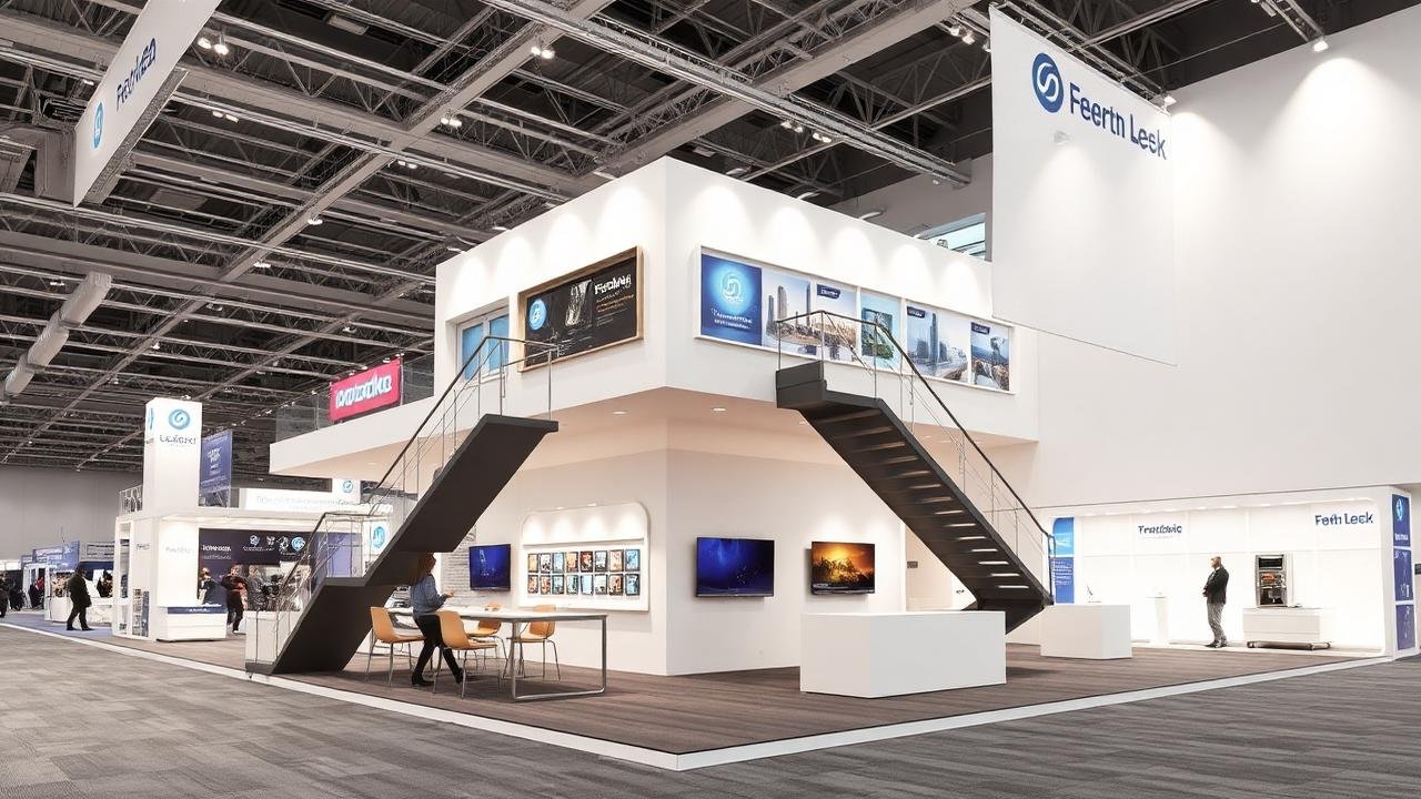 Stands de duplo piso (mezanino) — FACIM Moçambique